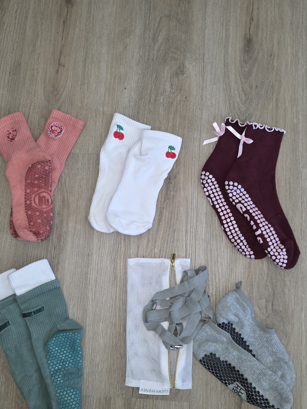 Pilates Socks Set Of 5